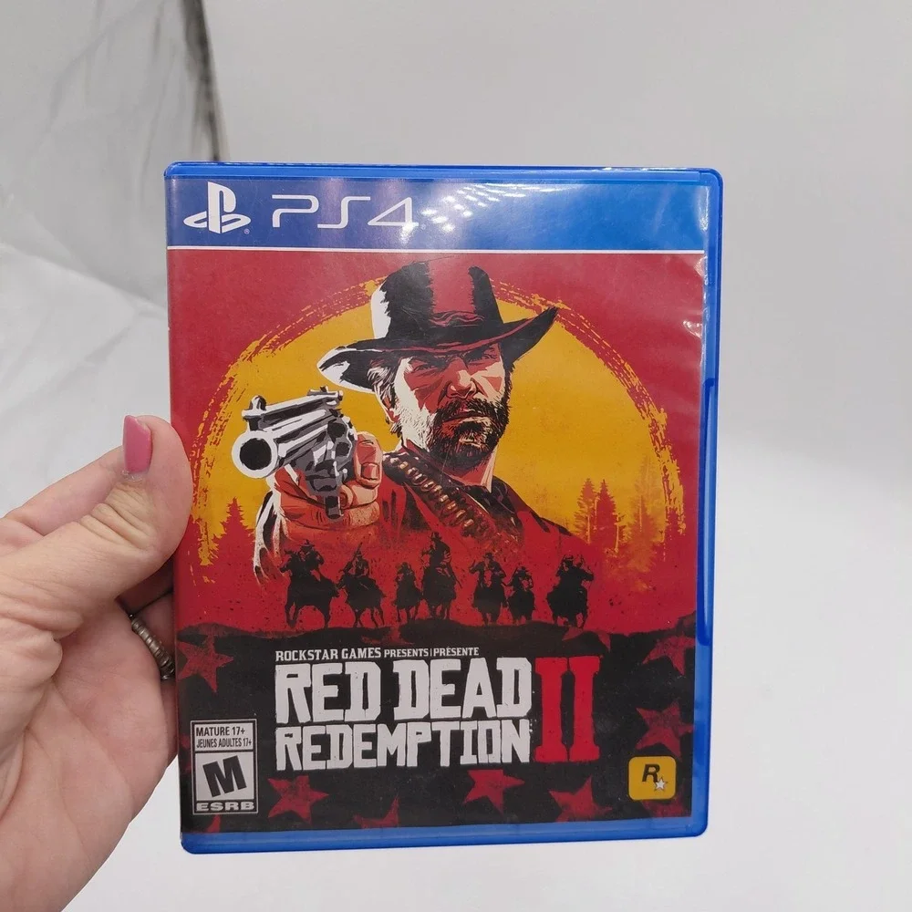Red Dead Redemption II 2 PlayStation 4 PS4 2 Discs W/ Map No Manual